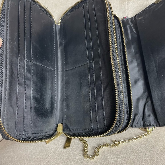 Vogue Magazine Cover Print Wallet Style Purse Shoulder Multicolor Vinyl Clutch - Picture 13 of 14